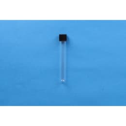 ねじ口試験管 ST-13M 5mL 黒キャップ フッ素PTFE/ニトリルパッキン付 100入 119291