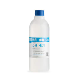 ハンナインスツルメンツ・ジャパン pH標準液(テクニカルタイプ)pH 4.01 @25℃ 証明書付 500mL HI 5004