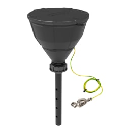 蓋付き漏斗 バルブ付 S-55用 導電 Lance220mm 317625