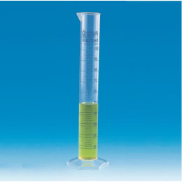 メスシリンダー 青目盛 PMP クラスA 100mL