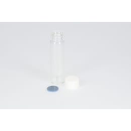 日電理化硝子 ねじ口瓶 無色 S-5 12mL PPキャップ フッ素PTFE/シリコンパッキン 組合せセット 100組 250089