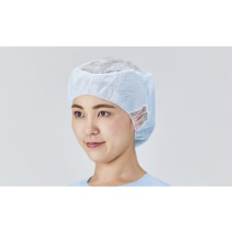 つば無し帯電帽 ブルー L 200入