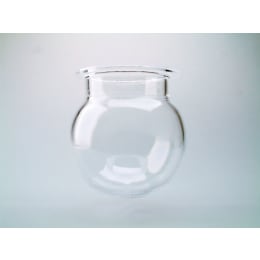 石英球型セパラフラスコ 溝なし 500mL
