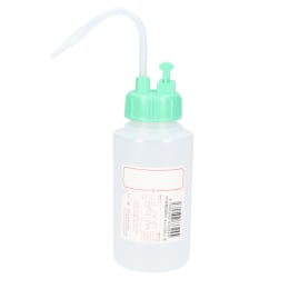 NT洗瓶 B型 弁付 カラーキャップ 250mL 色5 LGR ライトグリーン