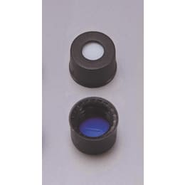 穴開黒キャップ セプタム付 スリット入CS08BW-S 100入