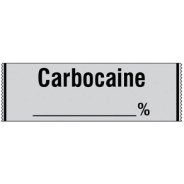 麻酔薬ラベル13 Carbocaine SA-307 12.7m