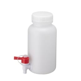 瑞穂化成工業 広口瓶ケミカルコック付 3L 0292
