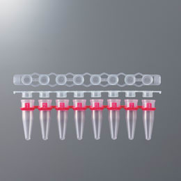 PCR8用8連チューブ/キャップセット 0.2mL PCR-8SPT-RT-2-R-PPCP 120入