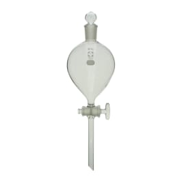 共通分液ロート 球栓 球形 1000mL
