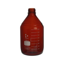 ねじ口びん(メジュームびん) 茶褐色 びんのみ 2L 017210-200041