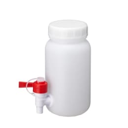 瑞穂化成工業 広口瓶ケミカルコック付 2L 0291