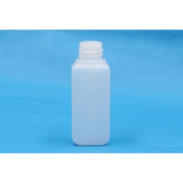 角型びん 細口 白 PE製 100mL