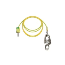 接地ケーブル clamp1/plug1/clamp1付 107938 1.5m