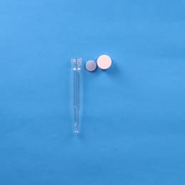 日電理化硝子 ねじ口試験管 ST-スピッチグラス10mL メラミン樹脂白キャップ フッ素PTFEシリコンパッキン 組合せセット 100組 119256