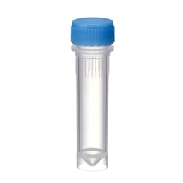 Oリングレススクリューキャップチューブ 2.0mL 自立型 滅菌 青 500入