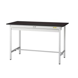 ワークテーブル 固定式 引出付 SLMH-1575W-BRW