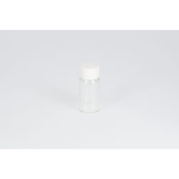 ねじ口瓶 無色 SV-8 8mL メラミン白キャップ フッ素PTFE/ニトリルパッキン 組合せ 50組 2501866