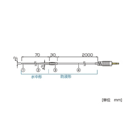 エスペックミック SUS保護管付温度センサ2φ×70 RTH-1130
