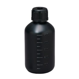細口びん 黒色 PE 500mL 0116BK