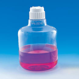 透明薬液びん 10L 活栓なし PC製