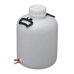 瑞穂化成工業 広口びん ボールコック付 20L 0741