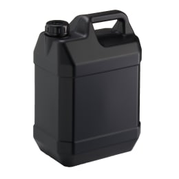 扁平缶 縦口 5L ノズル無 ブラック