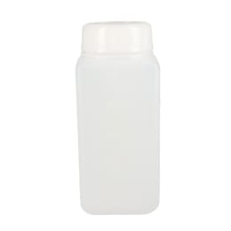 角型びん 広口 白 PE製 500mL