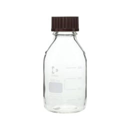 ねじ口びん(メジュームびん) 赤キャップ付 500mL 017200-5001A