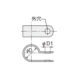 導電性クリップ AB-3N-NC 100本入