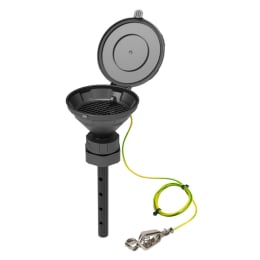 蓋付き漏斗 S-65用 導電性 Lance220mm 318984