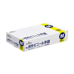 ビニール手袋 809 M 100入