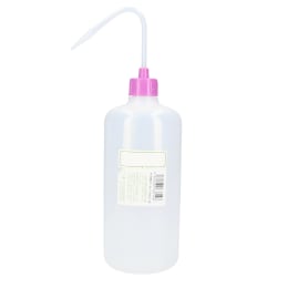 NT洗瓶 カラーキャップ 細口 1L 色10 RVI レッドバイオレット