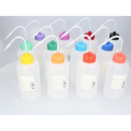 NT洗瓶 BII型 カラーキャップ 広口 500mL 12色入