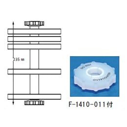 PFAユニバーサルracksystemPFAバイアル用 F-1410-004