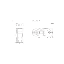 アネモマスターRベーン 風速・風量計 6822