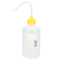 NT洗瓶 カラーキャップ 細口 500mL 色1 LY レモンイエロー