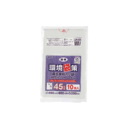 環境袋策 45L 透明 10枚入
