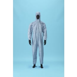タイベック®製 6010 ブルー フード付き続服 LL