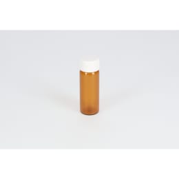日電理化硝子 ねじ口瓶 茶色 S-3 10mL PPキャップ フッ素PTFE/シリコンパッキン 組合せセット 100組 250098