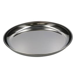 【販売終了】丸皿 浅型 Φ180 SUS430(18-0)製