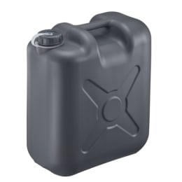 瑞穂化成工業 扁平缶片口グレー 20L 0193GY