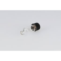 ミニバイアル MV-07 1mL 穴あき黒キャップ フッ素PTFE/ニトリルパッキン付 20組 203310