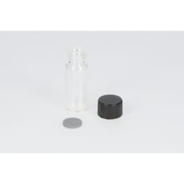 日電理化硝子 ねじ口瓶 S-09B 3mL 無色 フェノールキャップ ブチルゴムパッキングセット 100組 250390
