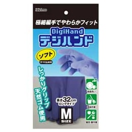 デジハンドソフト 手袋 M バイオレット 1双