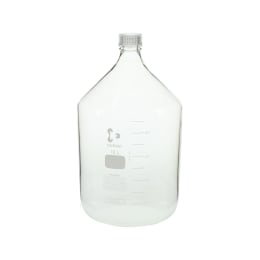 【販売終了】ねじ口びん(メジュームびん) 透明キャップ付 10L 017200-100003