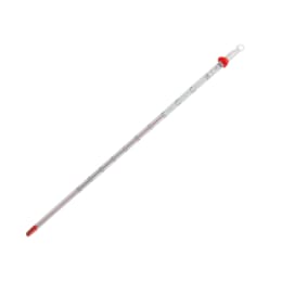 佐藤計量器製作所 赤液棒状温度計 -50~50℃ L300 0260-00