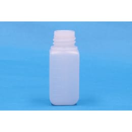 角型びん 細口 白 PE製 50mL