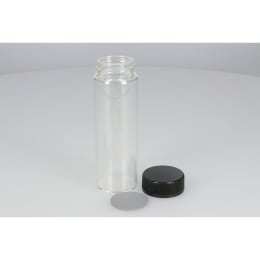 日電理化硝子 ねじ口瓶 SV-100 100mL 無色 フェノールキャップ ブチルゴムパッキングセット 25組 251273