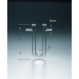カルシューム管 U字 枝付 外径φ16×全長L125mm