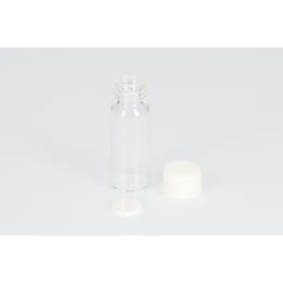 ねじ口瓶 無色 S-2 5mL PPキャップ ソフトロンPP貼りパッキン付 100組 250007
